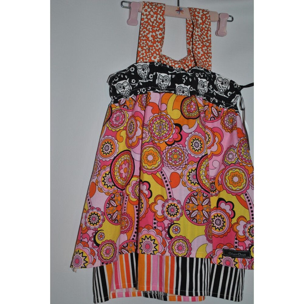 Custom Made Chloe's Closet City Girl Toddler Dress 2 - 4 years